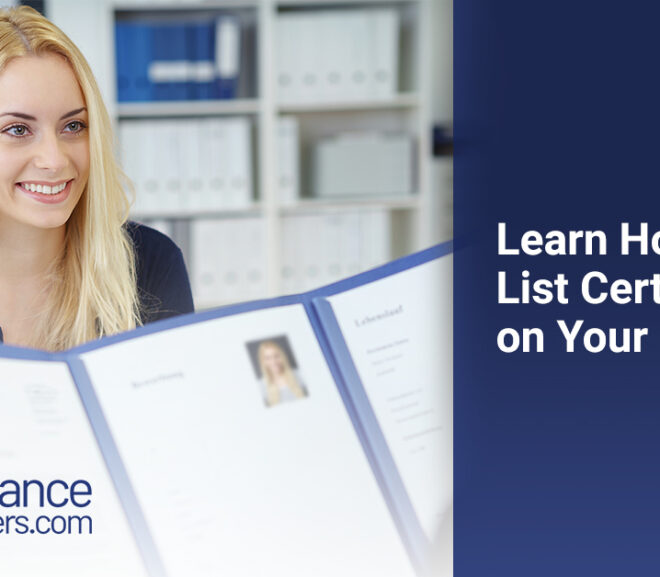 Learn How to List Certifications on Your Resume